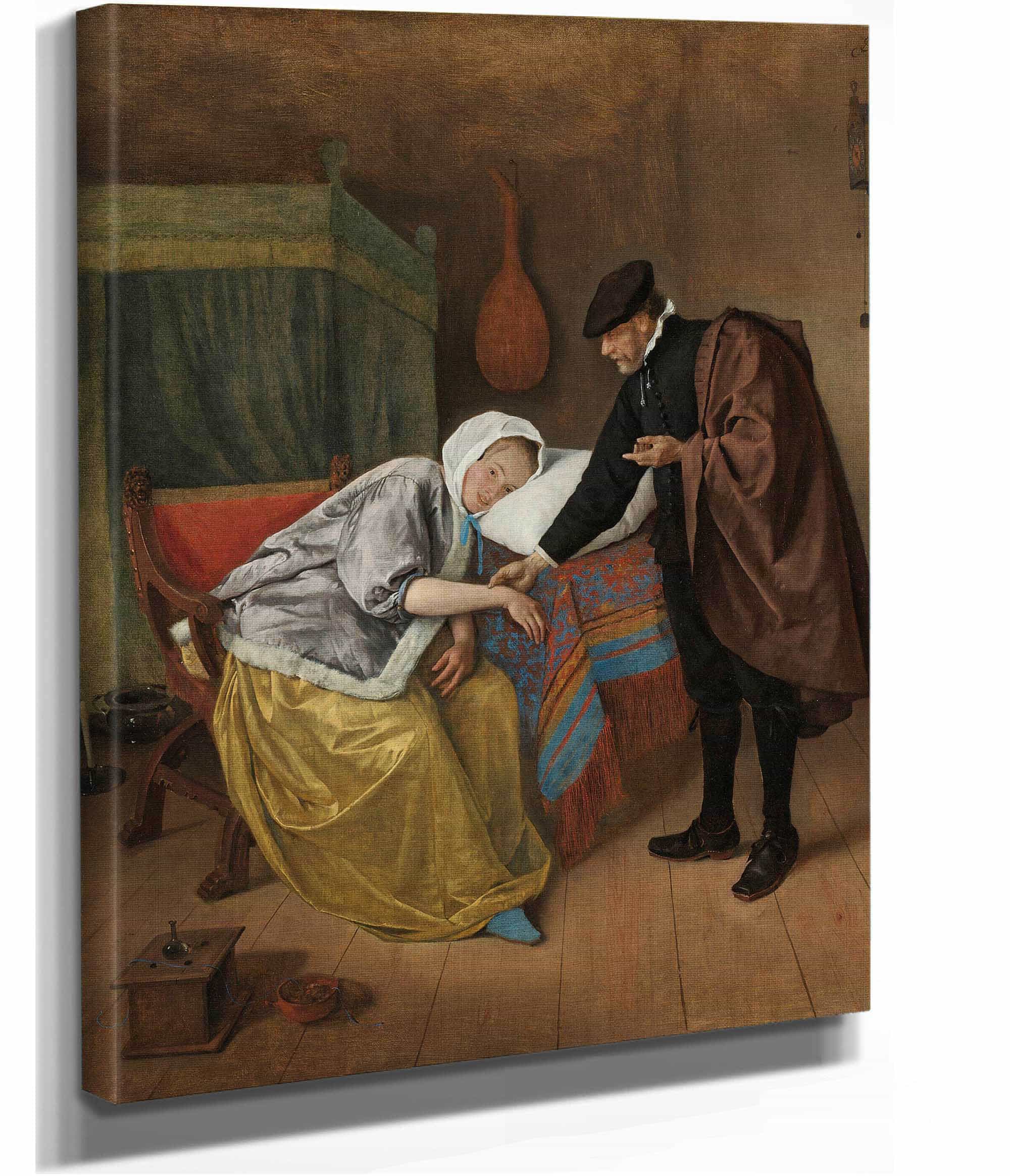 The Sick Woman C by Jan Steen