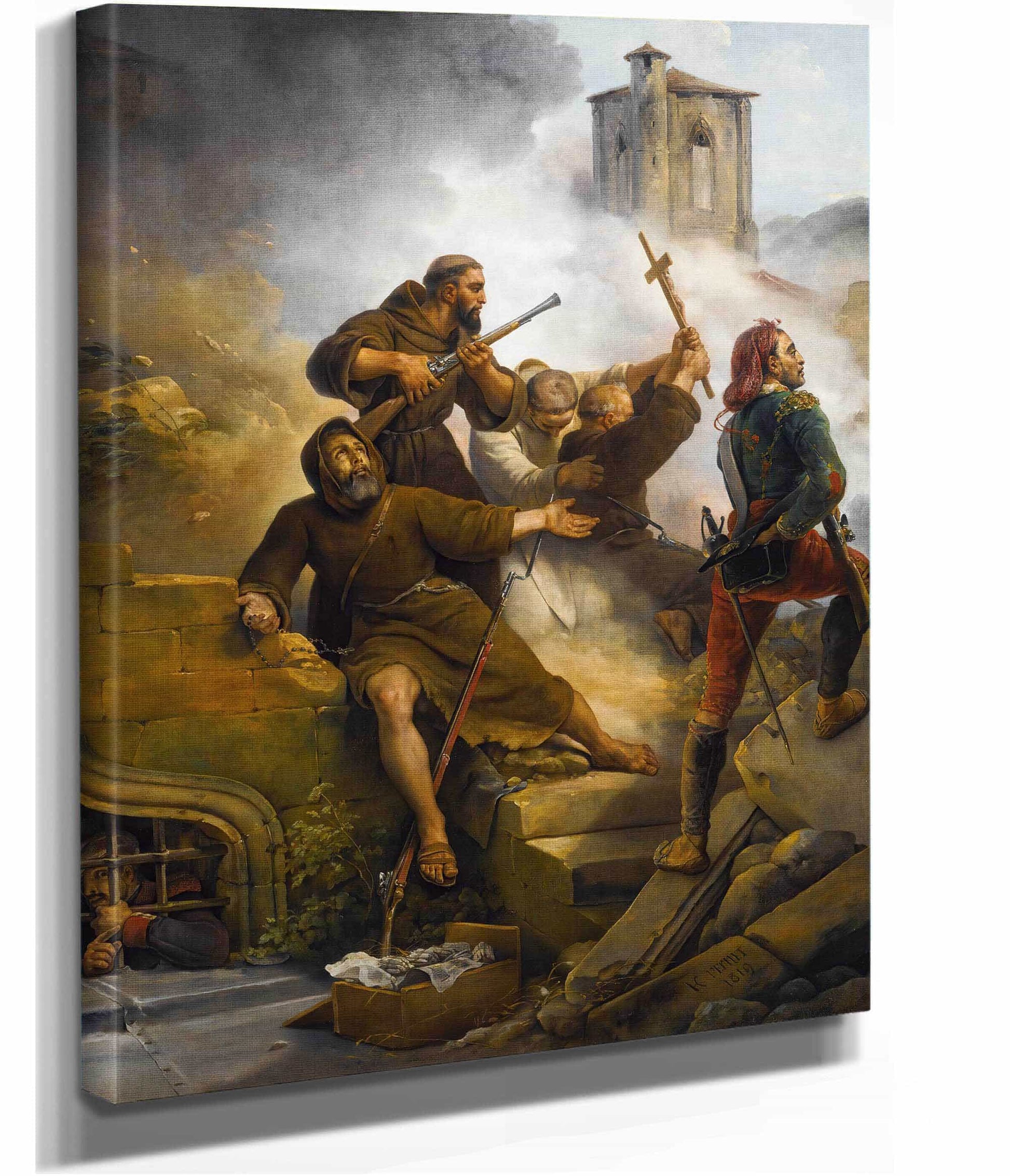 The Siege Of Saragossa by Horace Vernet