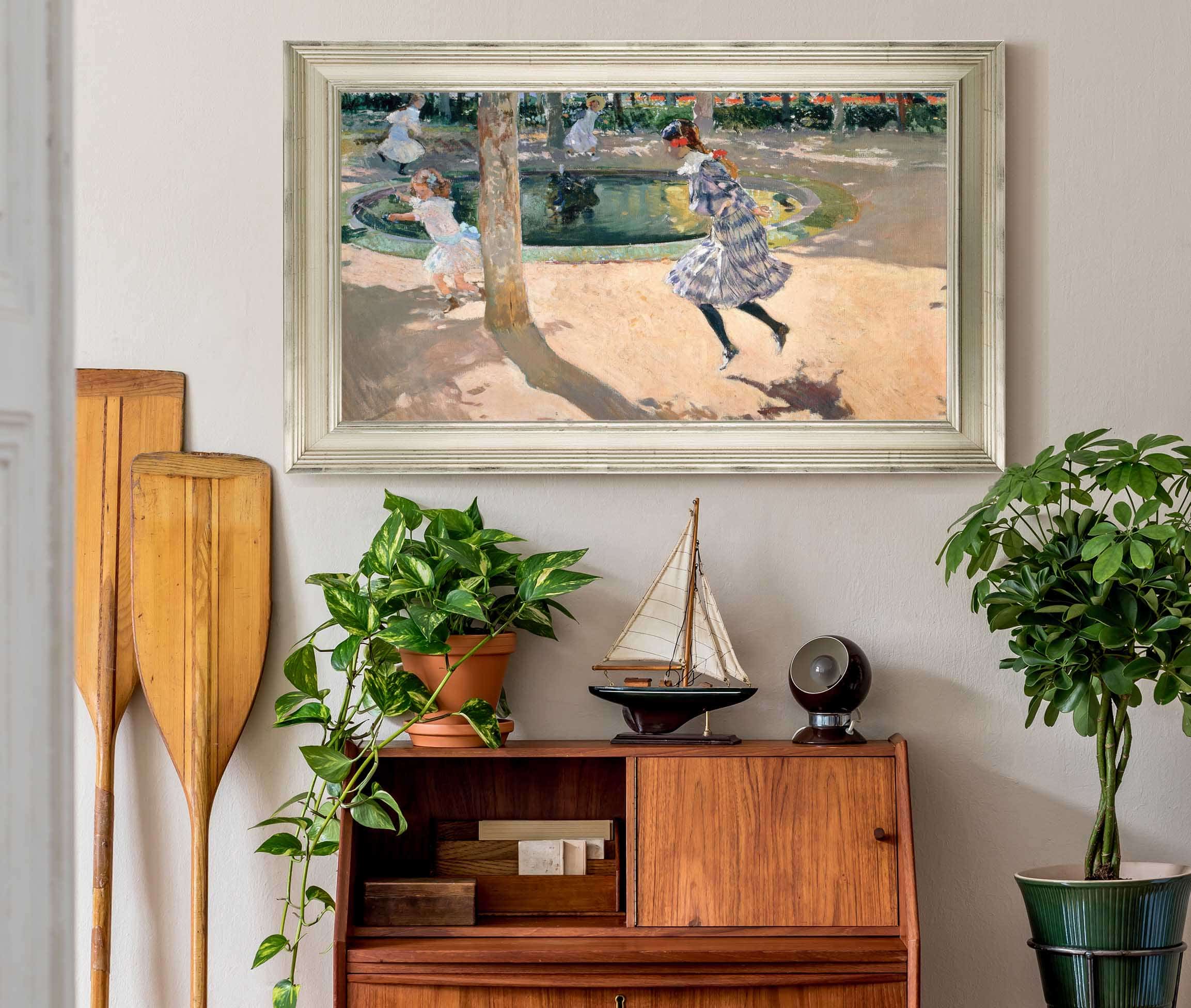 The Skipping Rope by Joaquin Sorolla