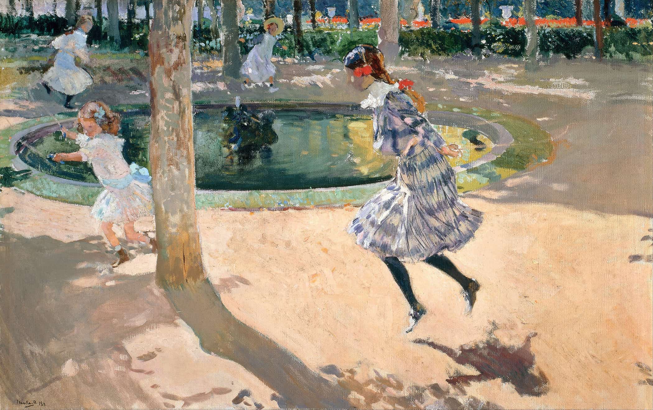 The Skipping Rope by Joaquin Sorolla