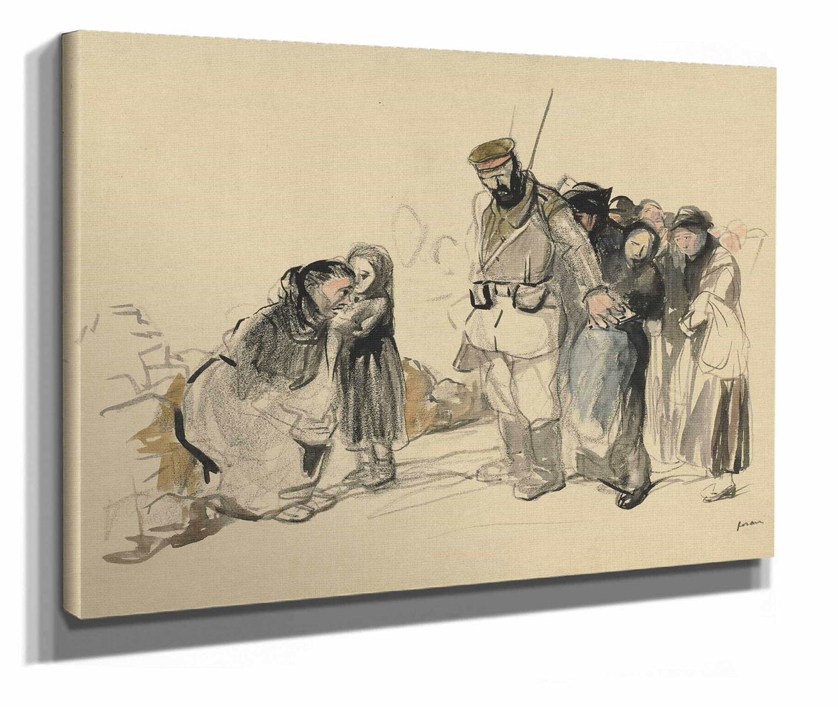 The Slavery In The North Fourth Quarter S Or First Third S by Jean Louis Forain