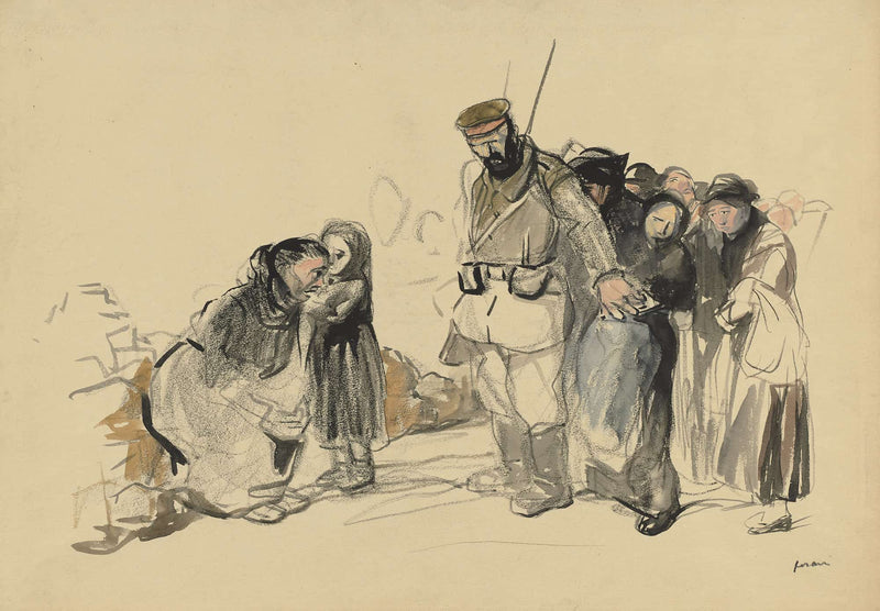 The Slavery In The North Fourth Quarter S Or First Third S by Jean Louis Forain