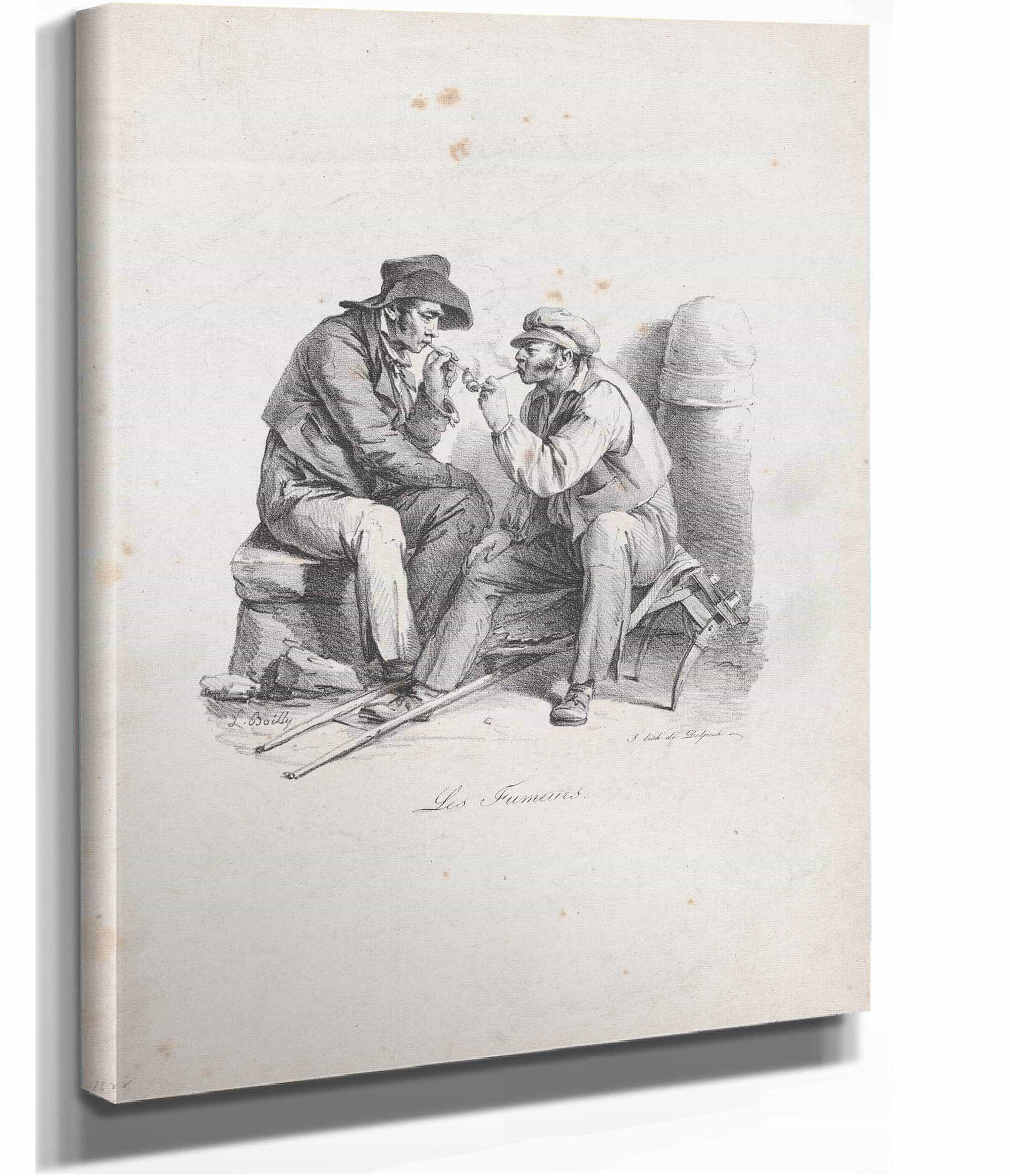 The Smokers by Louis Leopold Boilly