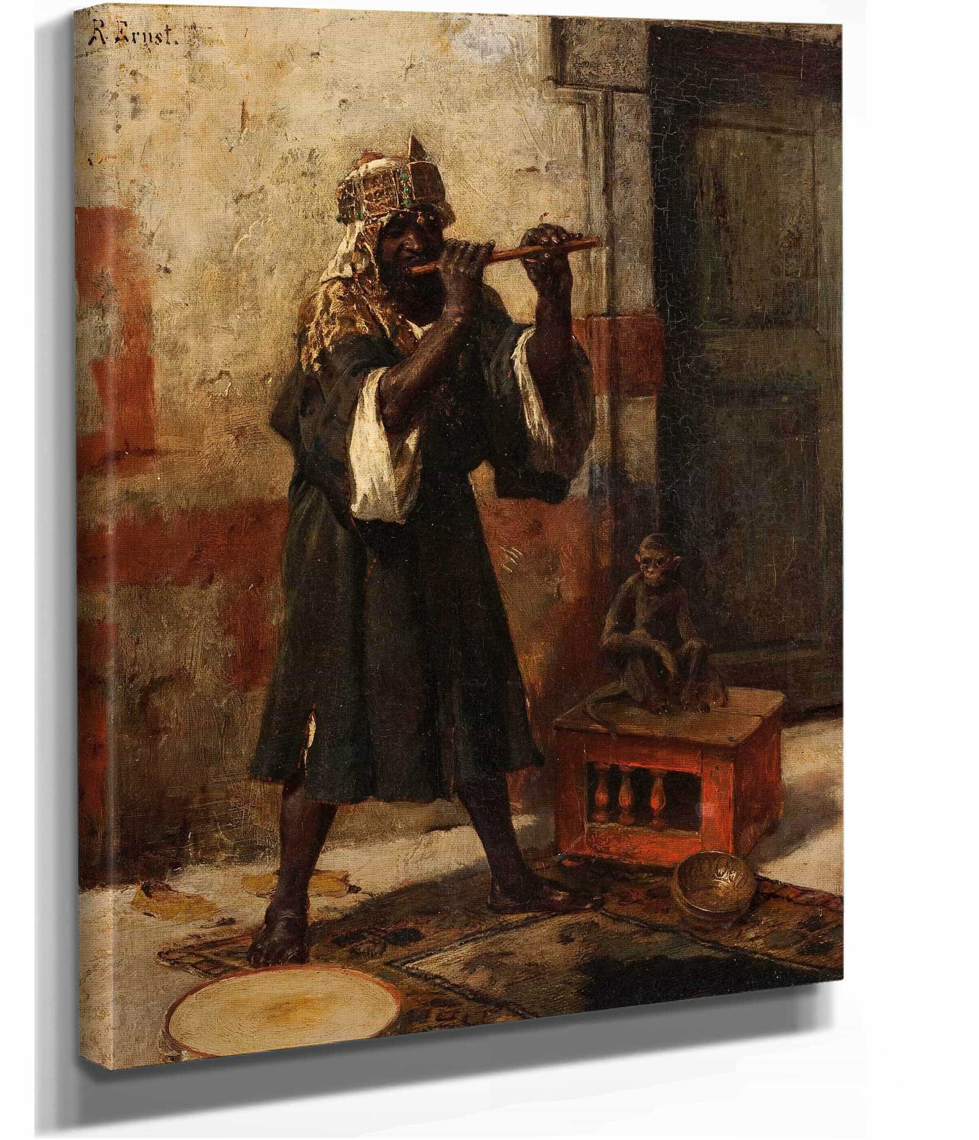The Snake Charmer by Rudolf Ernst