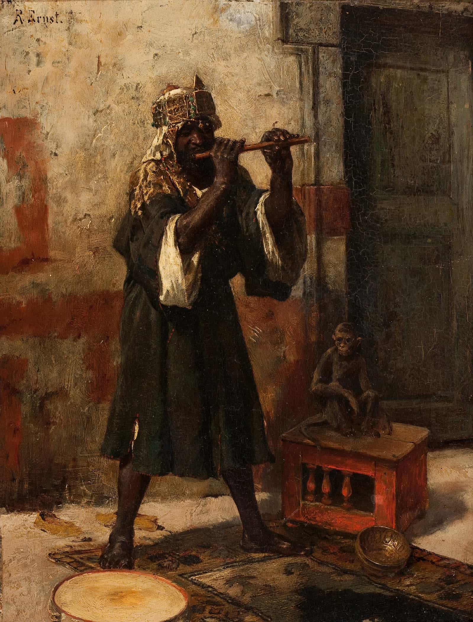 The Snake Charmer by Rudolf Ernst