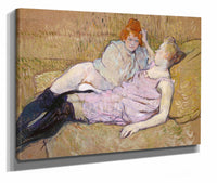 The Sofa  by Henri De Toulouse Lautrec