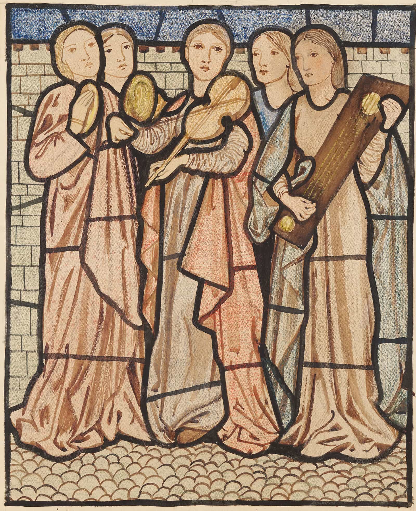 The Song Of Solomon I Charge You O Daughters Of Jerusalem by Sir Edward Coley Burne Jones