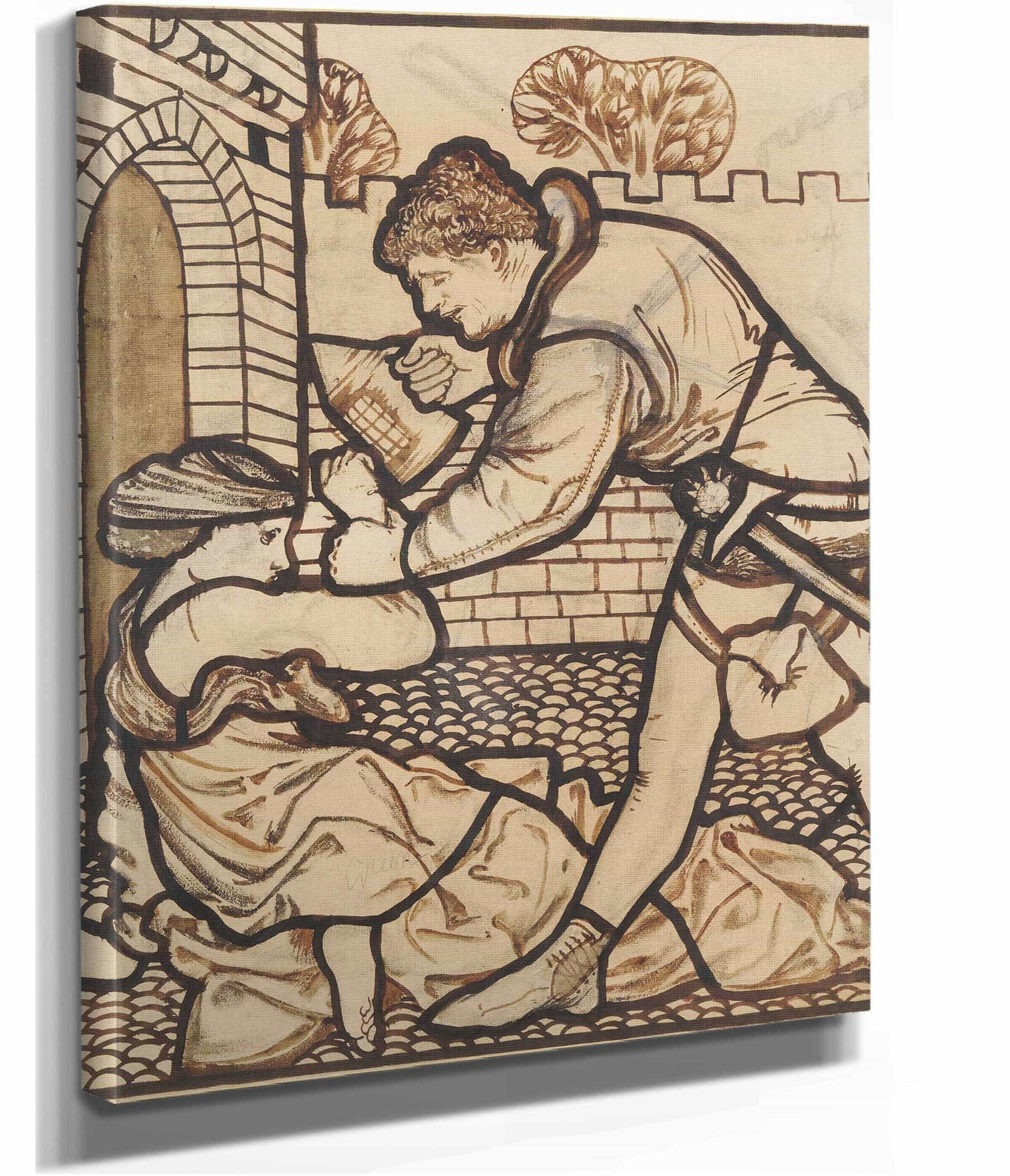 The Song Of Solomon The Watchman That Went About The City by Sir Edward Coley Burne Jones
