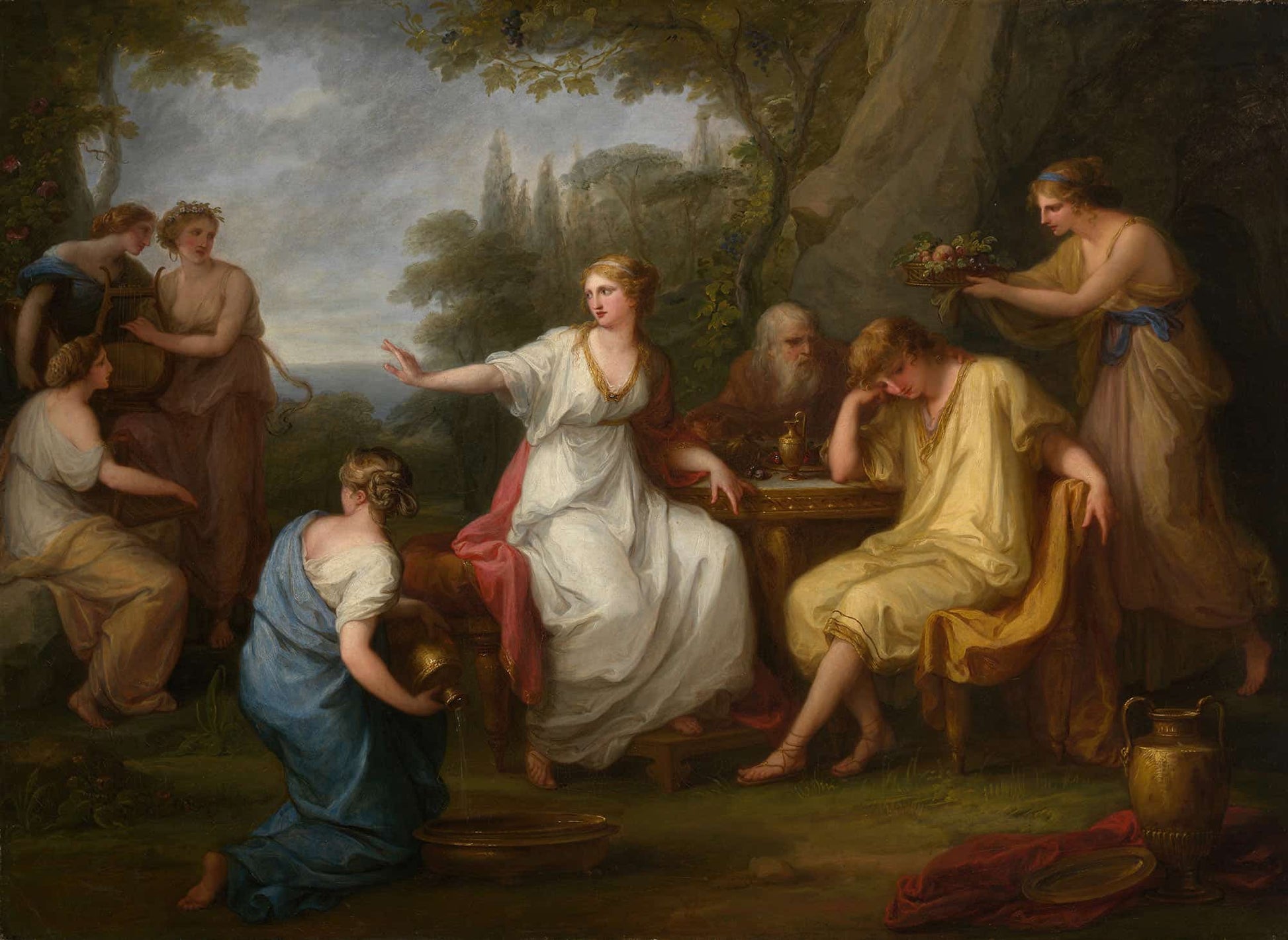 The Sorrow Of Telemachus by Angelica Kauffmann