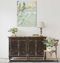 The Spanish Stairs Rome by Childe Hassam