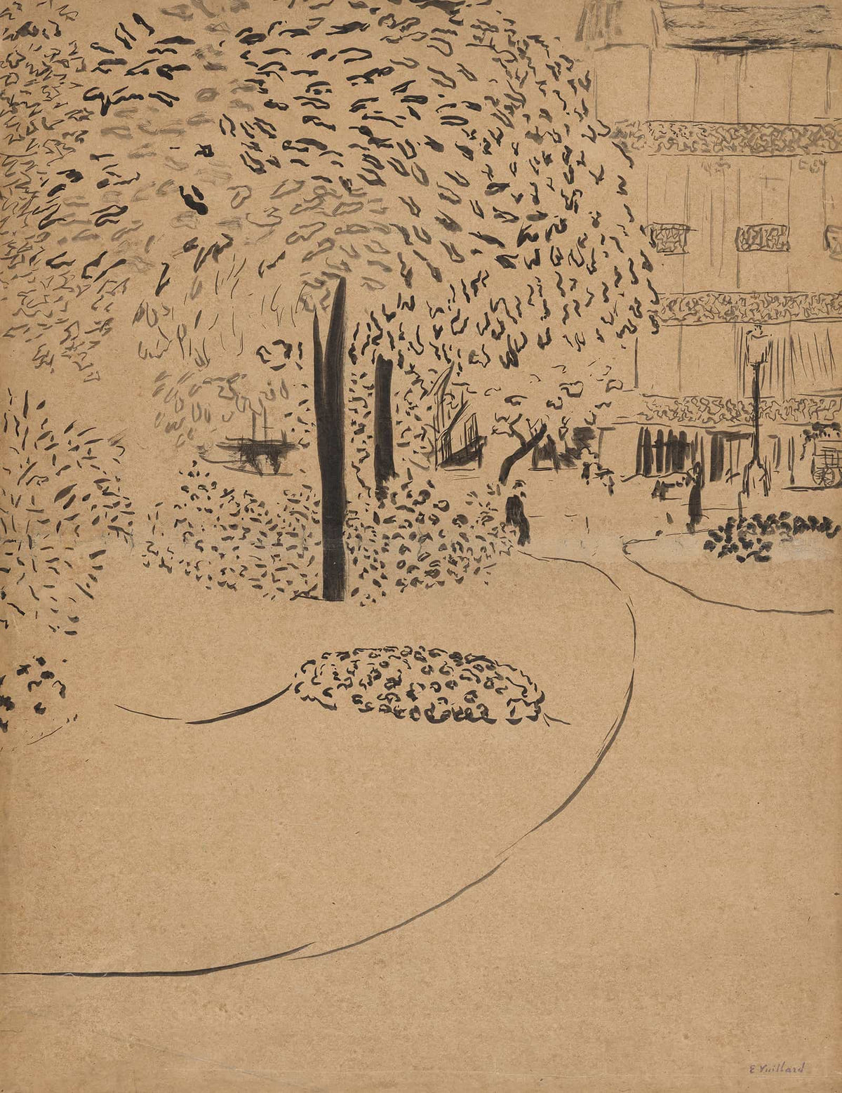 The Square by Edouard Vuillard