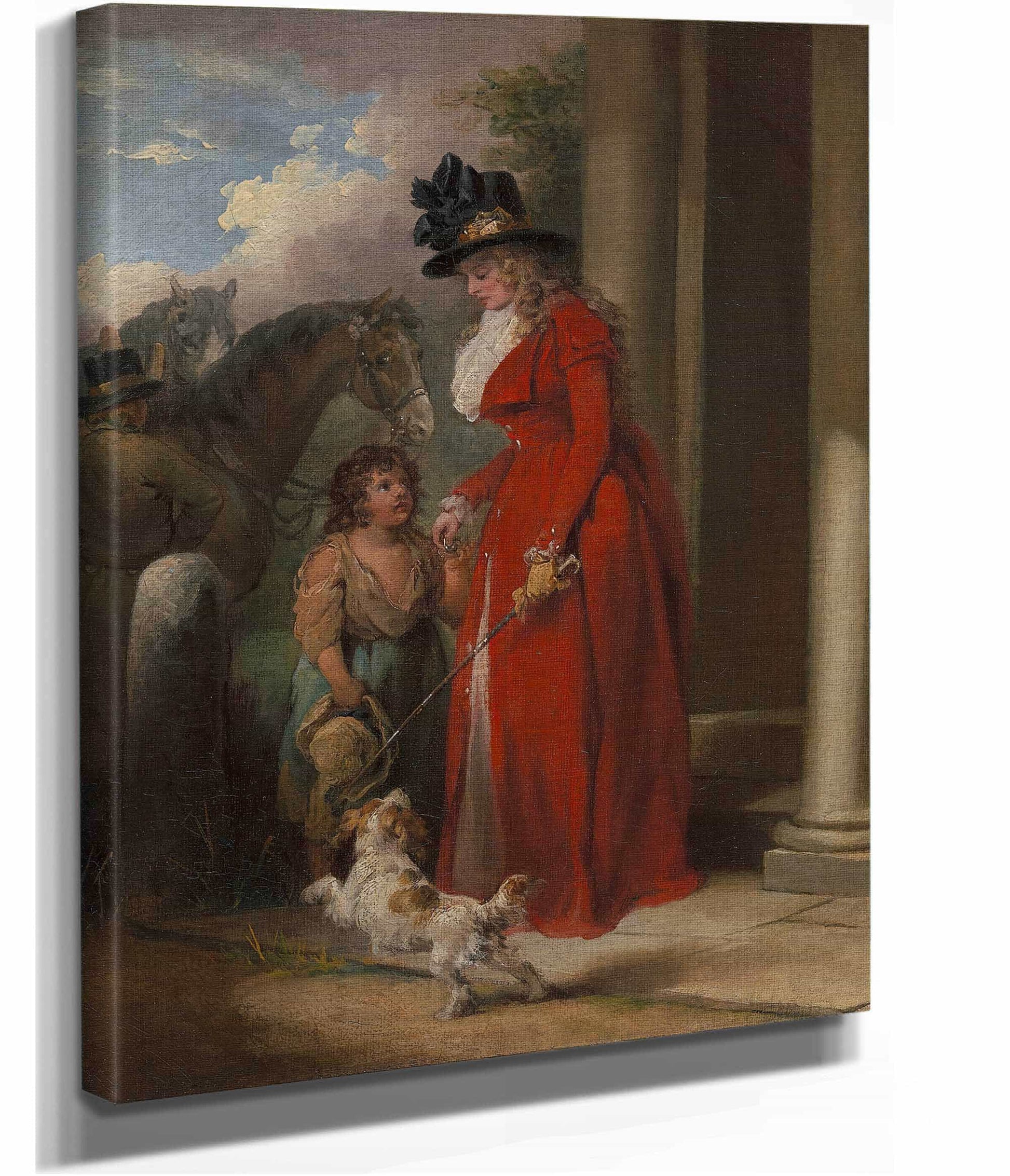 The Squires Door by George Morland