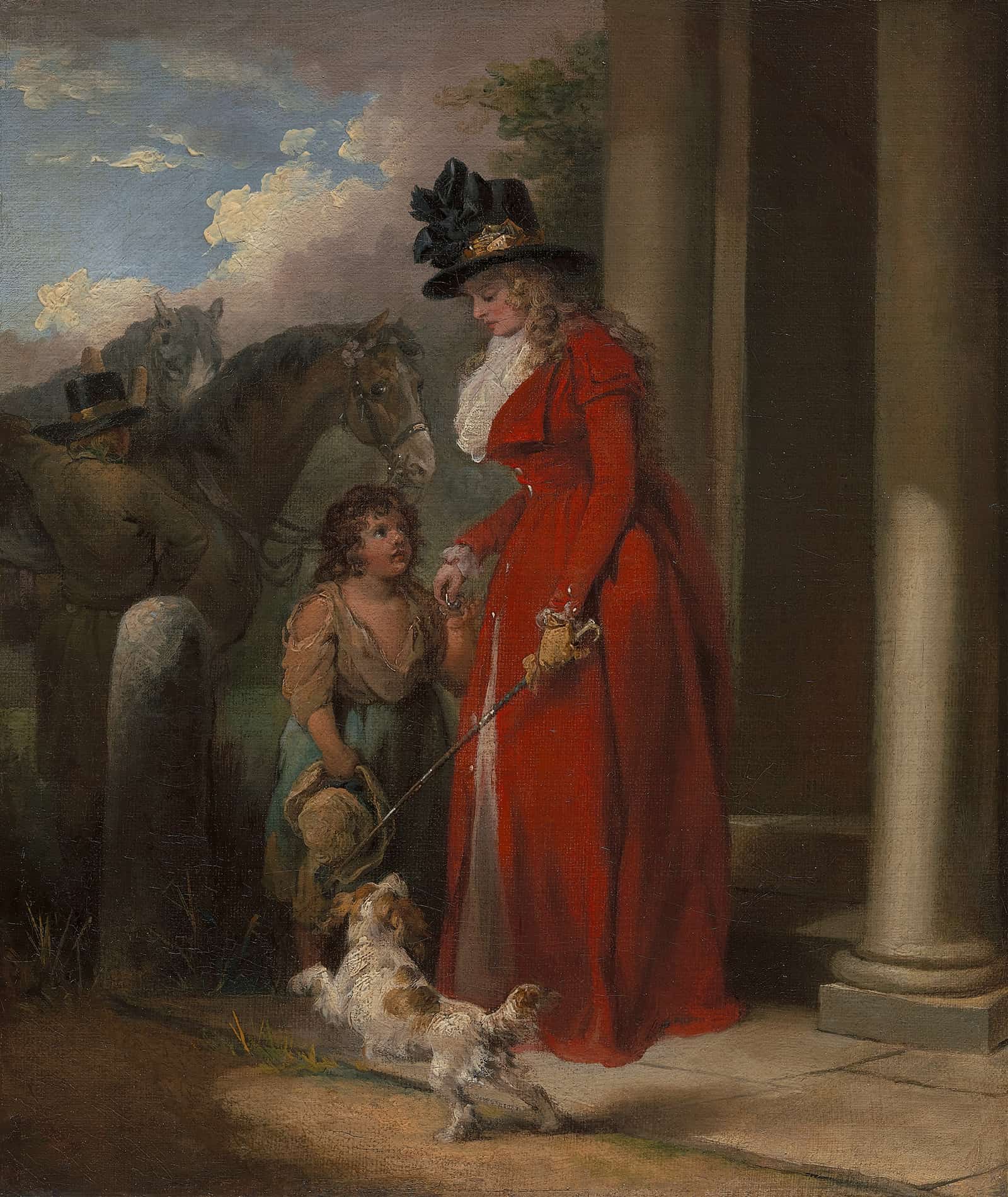 The Squires Door by George Morland