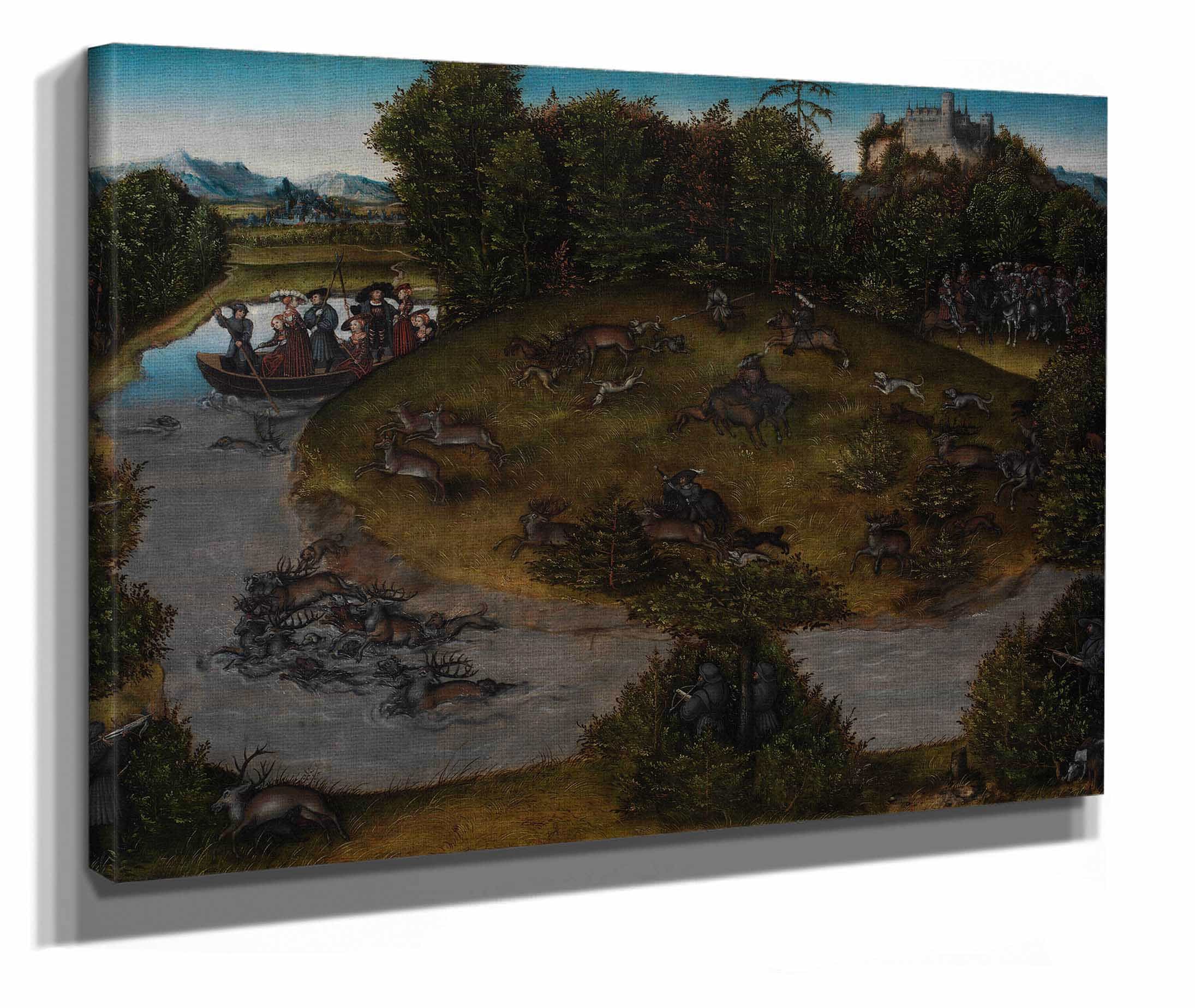 The Stag Hunt Of The Elector Frederic The Wise Of Saxony by Lucas Cranach The Elder