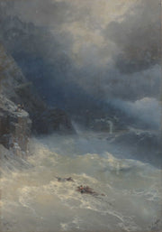 The Storm At Cape Aya by Ivan Konstantinovich Aivazovsky