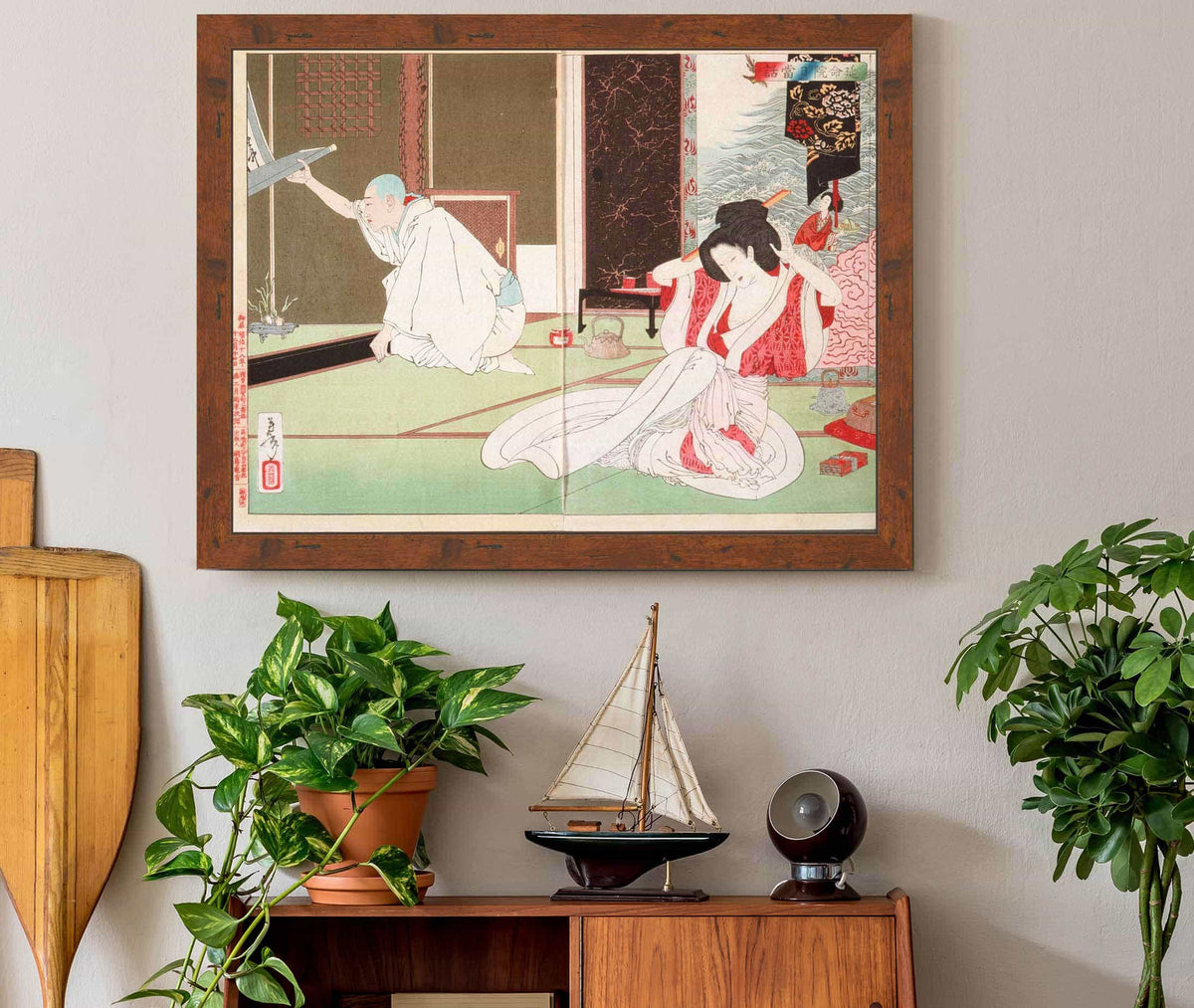 The Story Of Priest Nitto At Emmeiin by Tsukioka Yoshitoshi