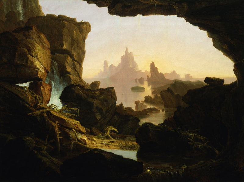 The Subsiding Of The Waters Of The Deluge by Thomas Cole