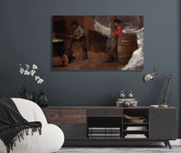 The Sugar Camp   by Eastman Johnson