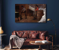 The Sugar Camp   by Eastman Johnson