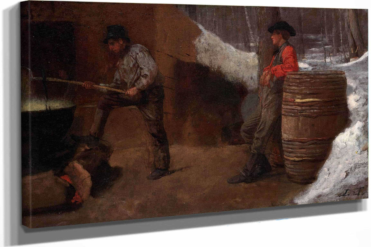 The Sugar Camp   by Eastman Johnson