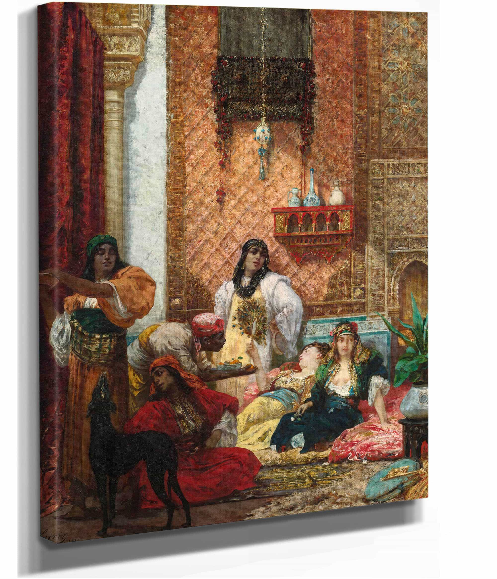 The Sultans Favorites by Georges Jules Victor Clairin