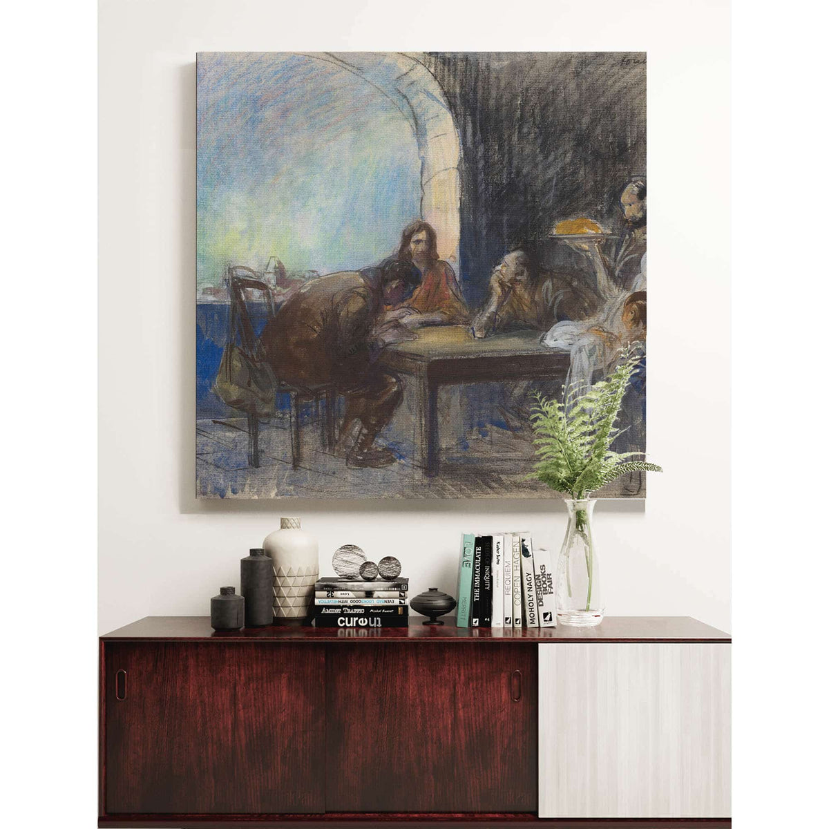 The Supper At Emmaus by Jean Louis Forain