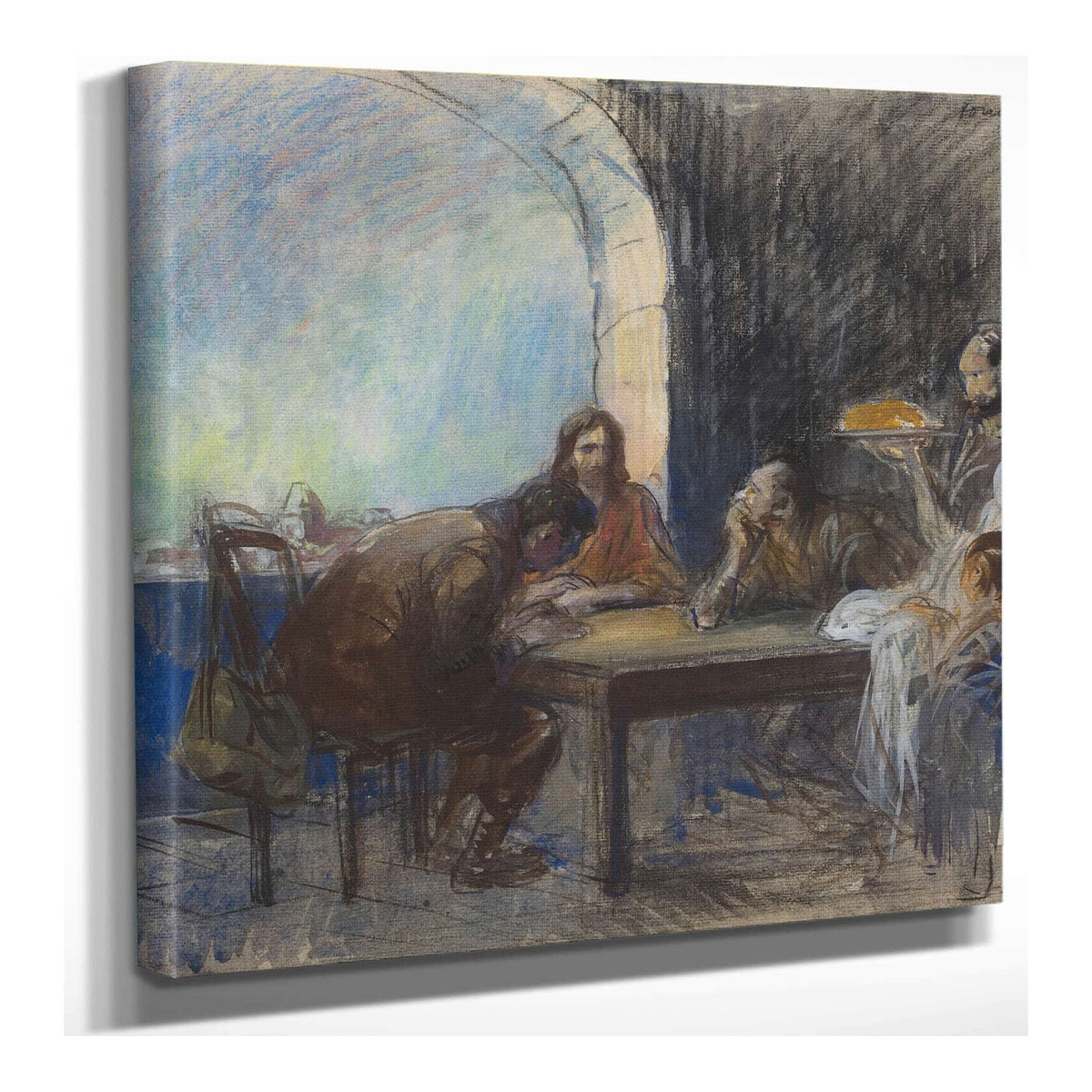 The Supper At Emmaus by Jean Louis Forain