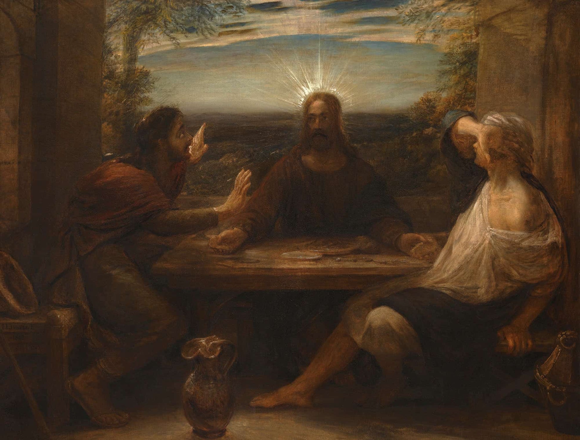 The Supper At Emmaus by John Linnell