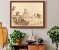 The Supper At Emmaus Second Plate by Jean Louis Forain