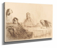 The Supper At Emmaus Second Plate by Jean Louis Forain