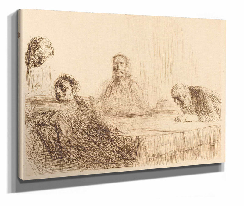 The Supper At Emmaus Second Plate by Jean Louis Forain