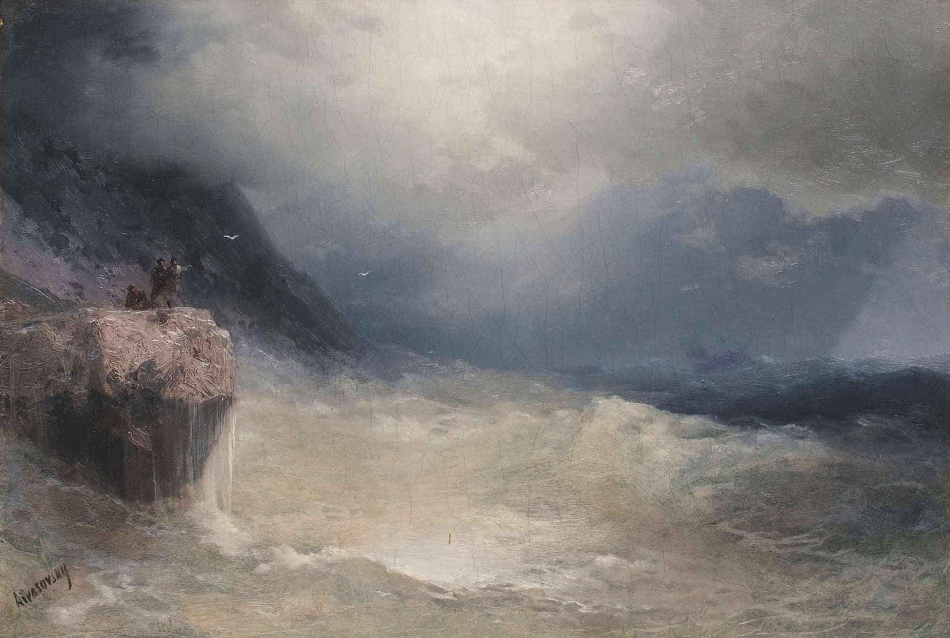 The Survivor by Ivan Konstantinovich Aivazovsky