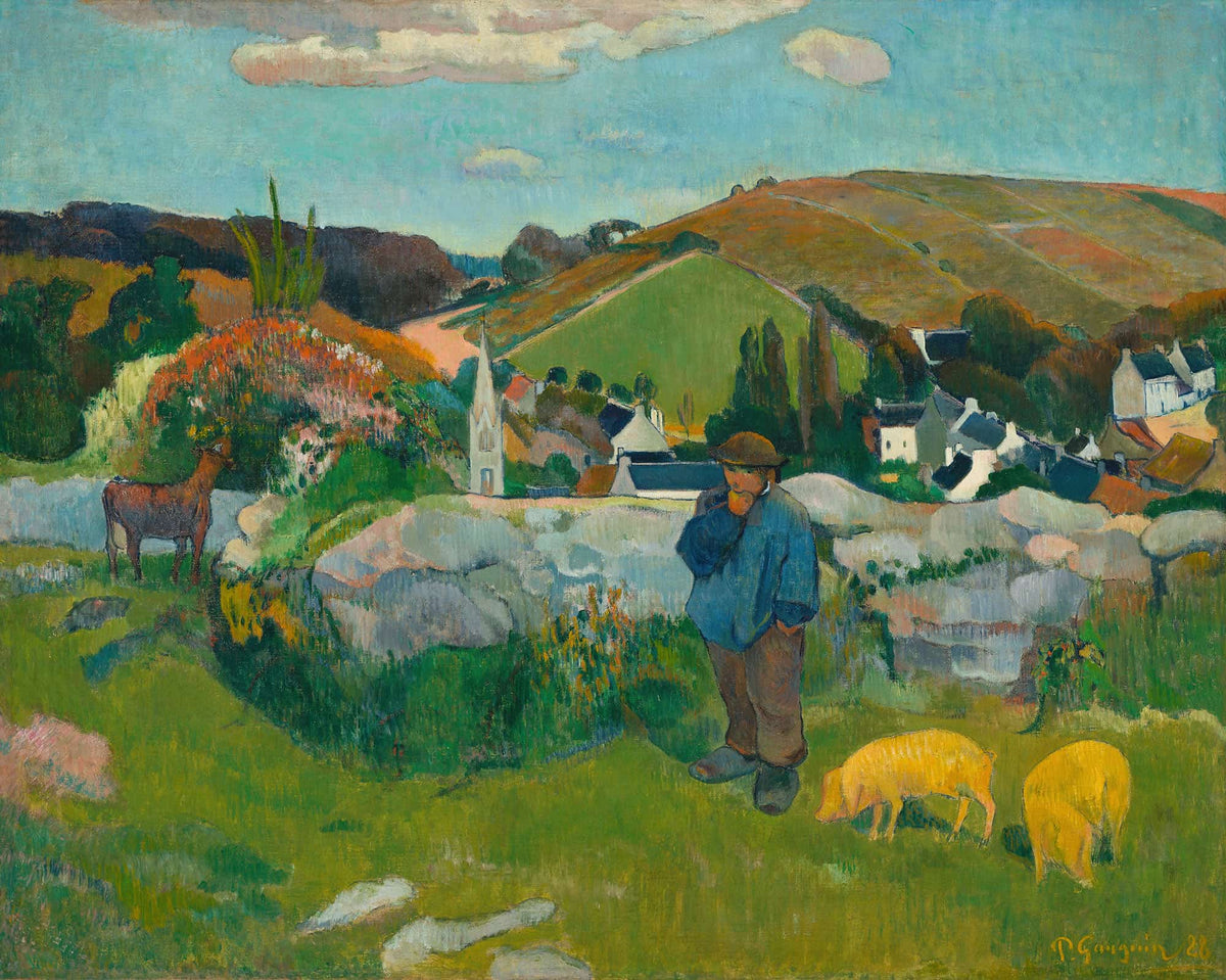 The Swineherd by Paul Gauguin