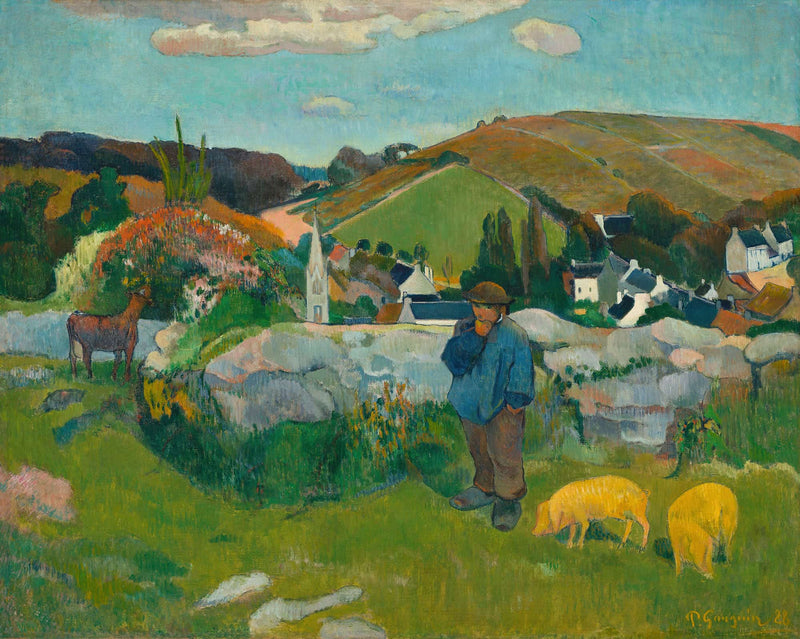 The Swineherd by Paul Gauguin