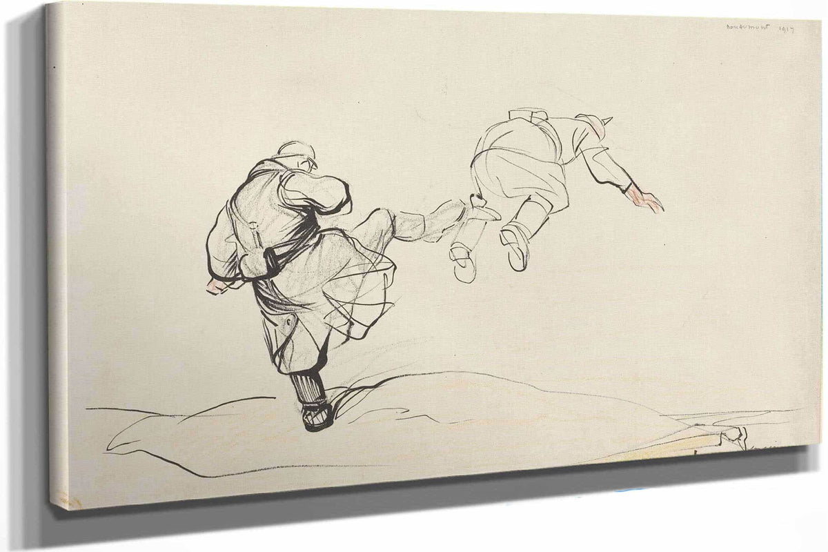 The Taking Of Fort Douaumont Probably by Jean Louis Forain