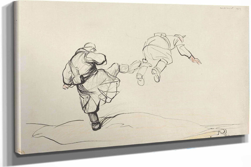 The Taking Of Fort Douaumont Probably by Jean Louis Forain