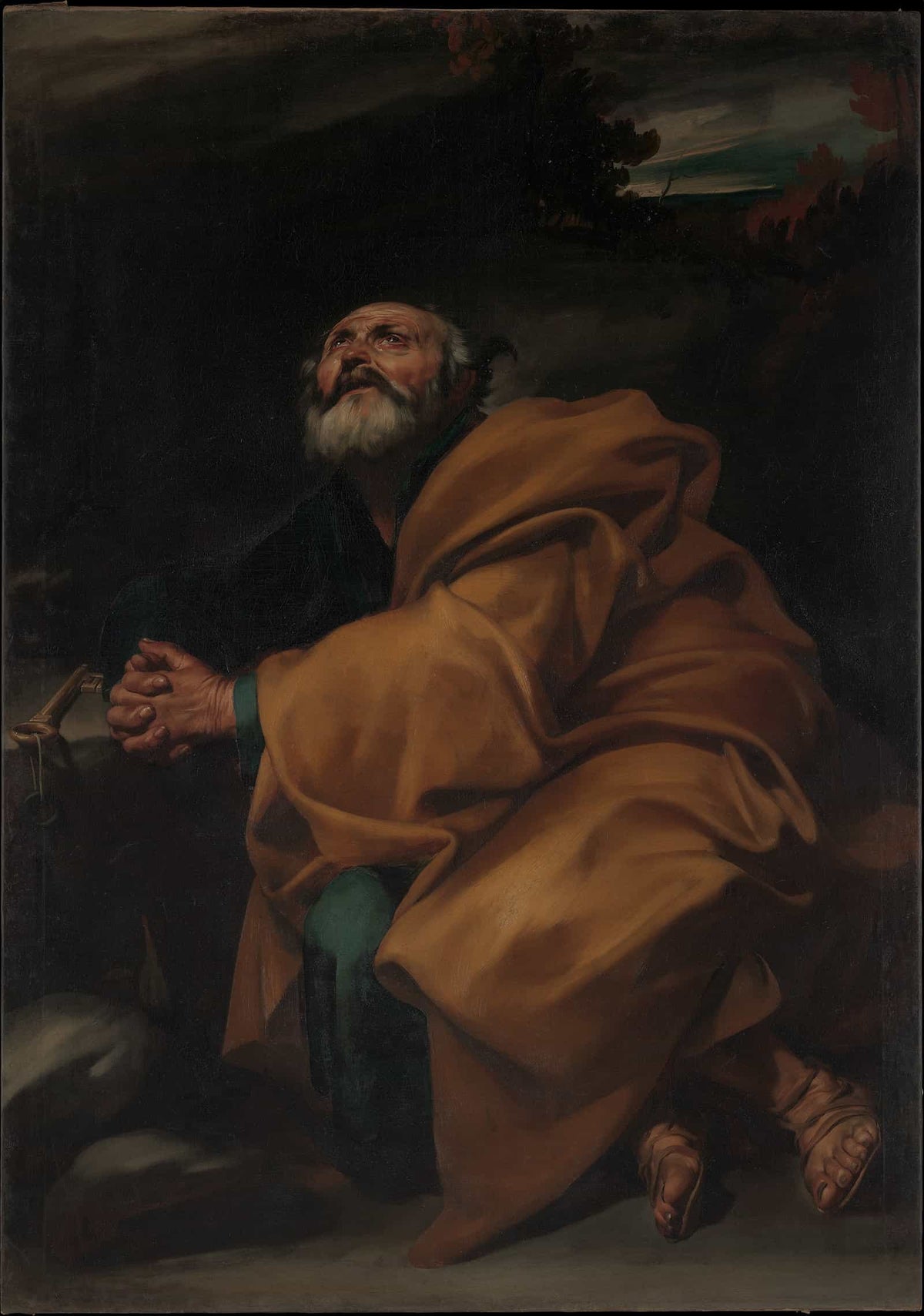 The Tears Of Saint Peter   by Jusepe De Ribera
