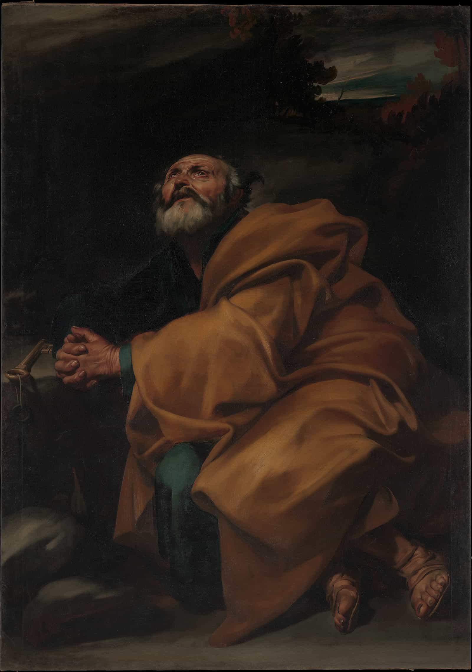 The Tears Of Saint Peter   by Jusepe De Ribera