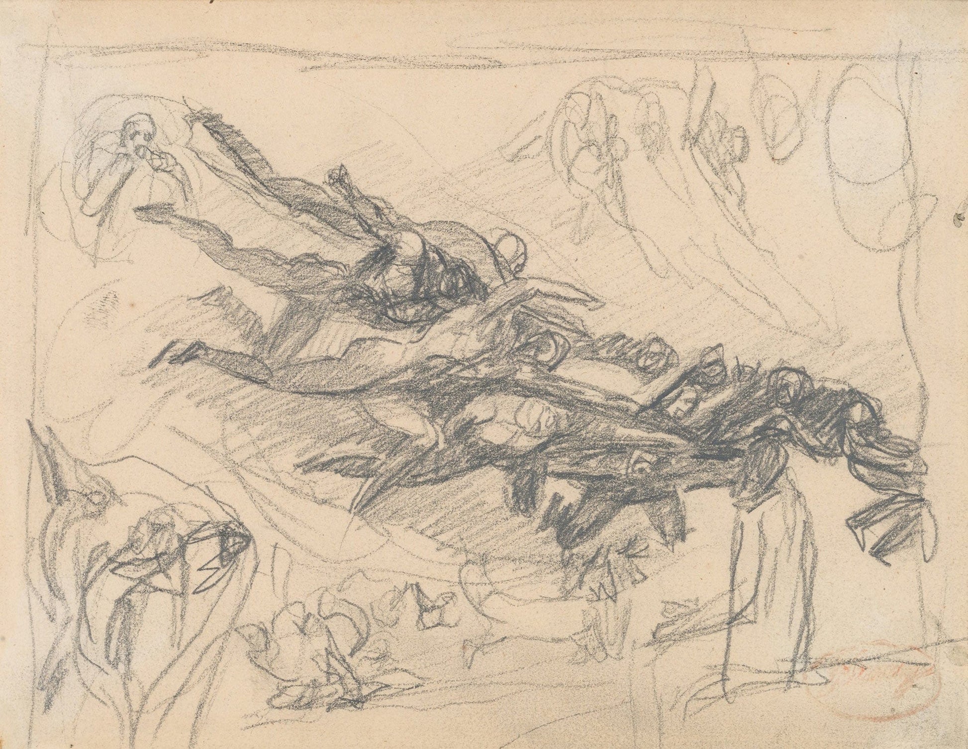 The Temptation Of Christ by George Romney