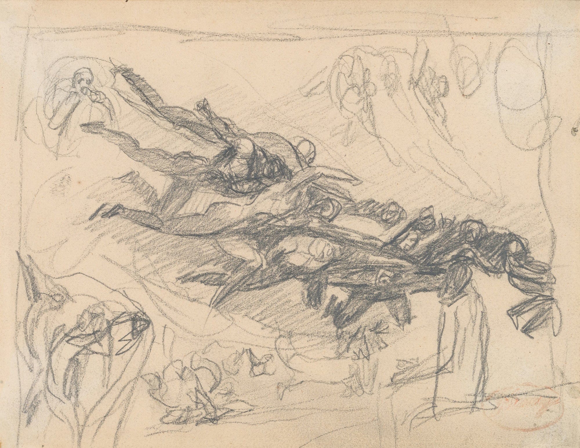 The Temptation Of Christ by George Romney