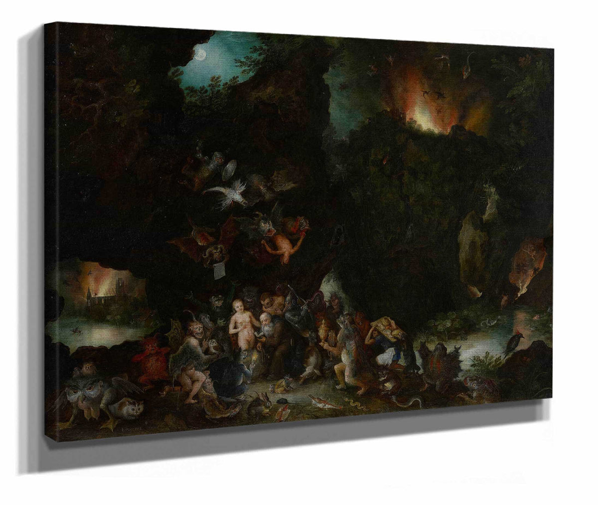 The Temptation Of Saint Anthony by Jan Brueghel The Elder