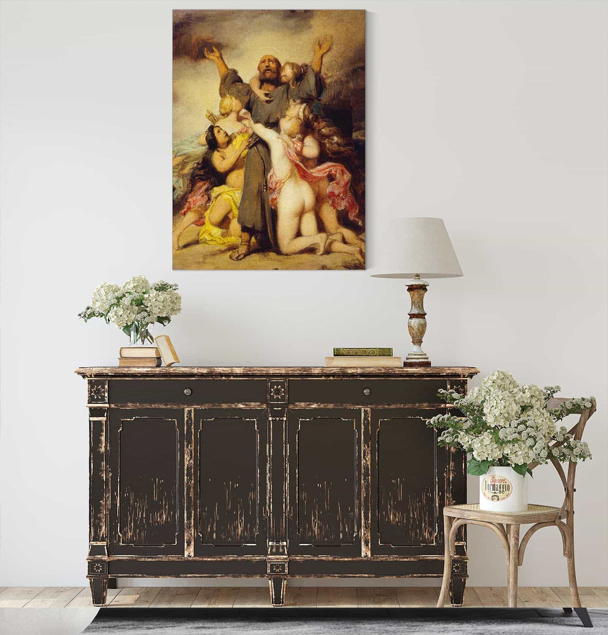 The Temptation Of Saint Anthony by Paul Delaroche