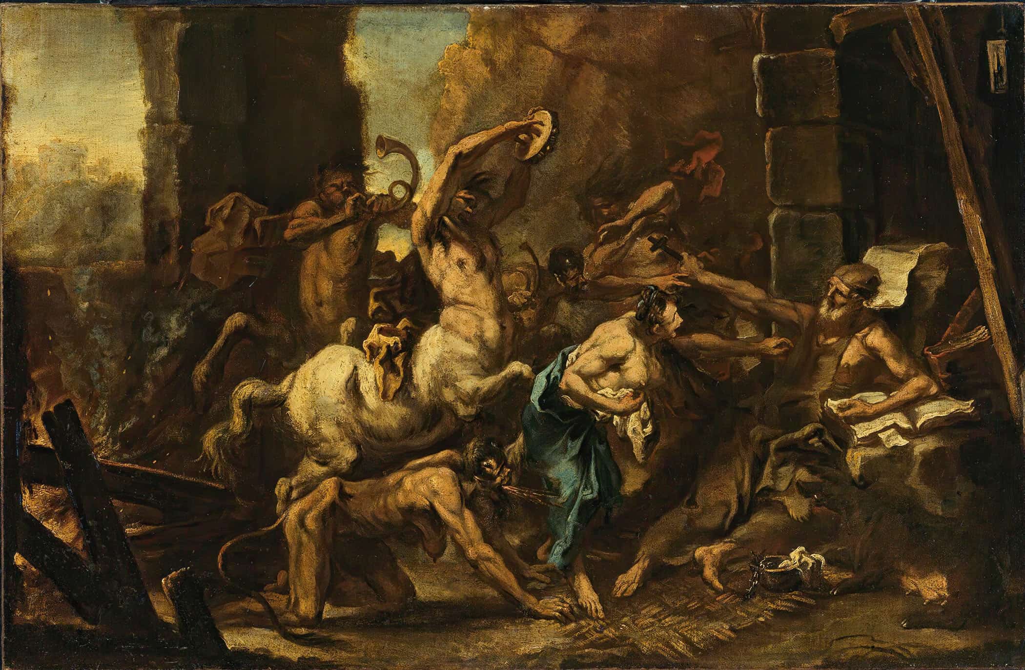 The Temptation Of Saint Anthony by Sebastiano Ricci