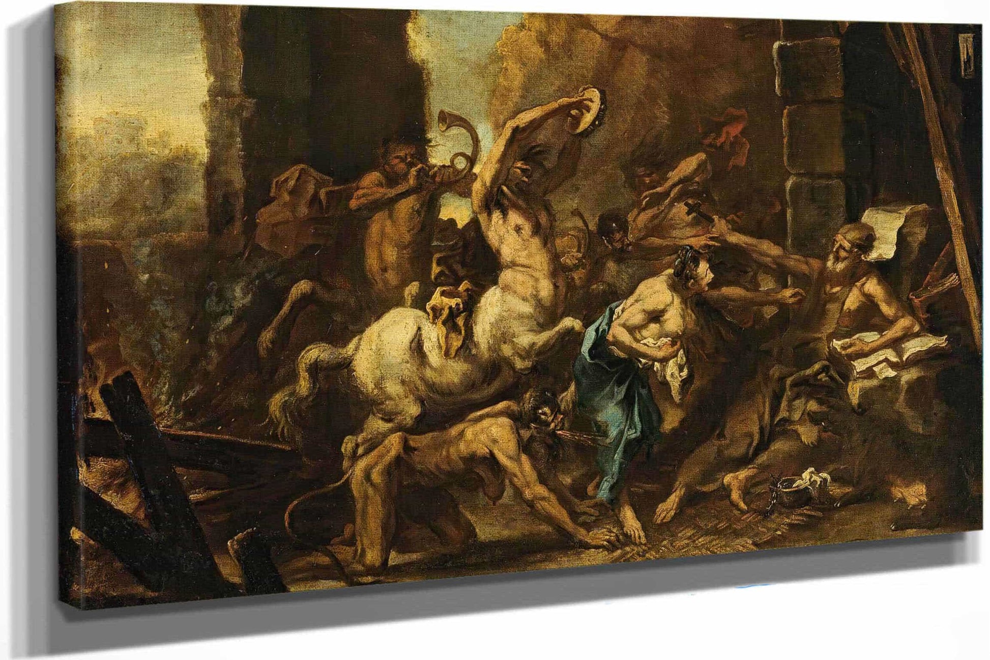The Temptation Of Saint Anthony by Sebastiano Ricci