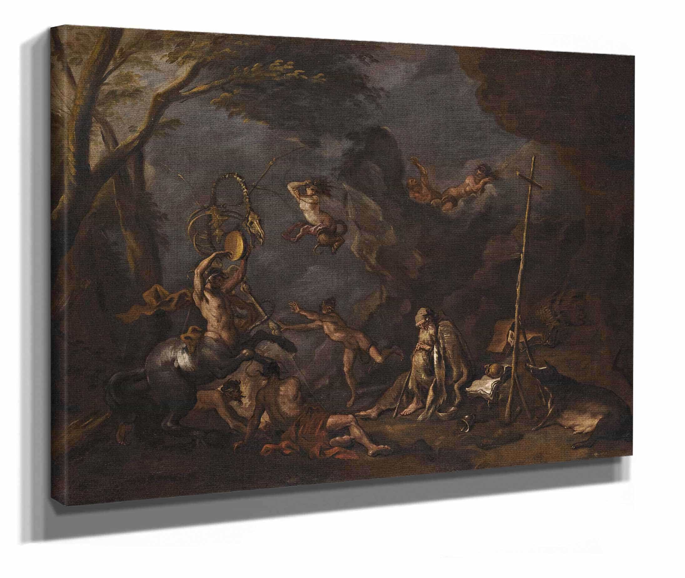 The Temptation Of Saint Anthony by Sebastiano Ricci