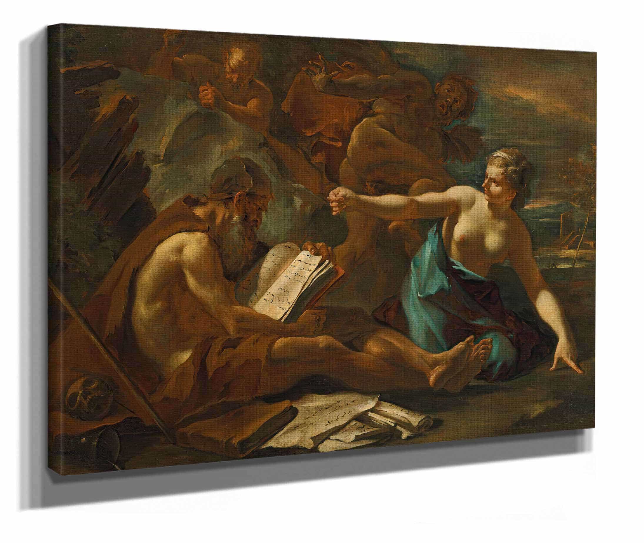 The Temptation Of Saint Anthony by Sebastiano Ricci