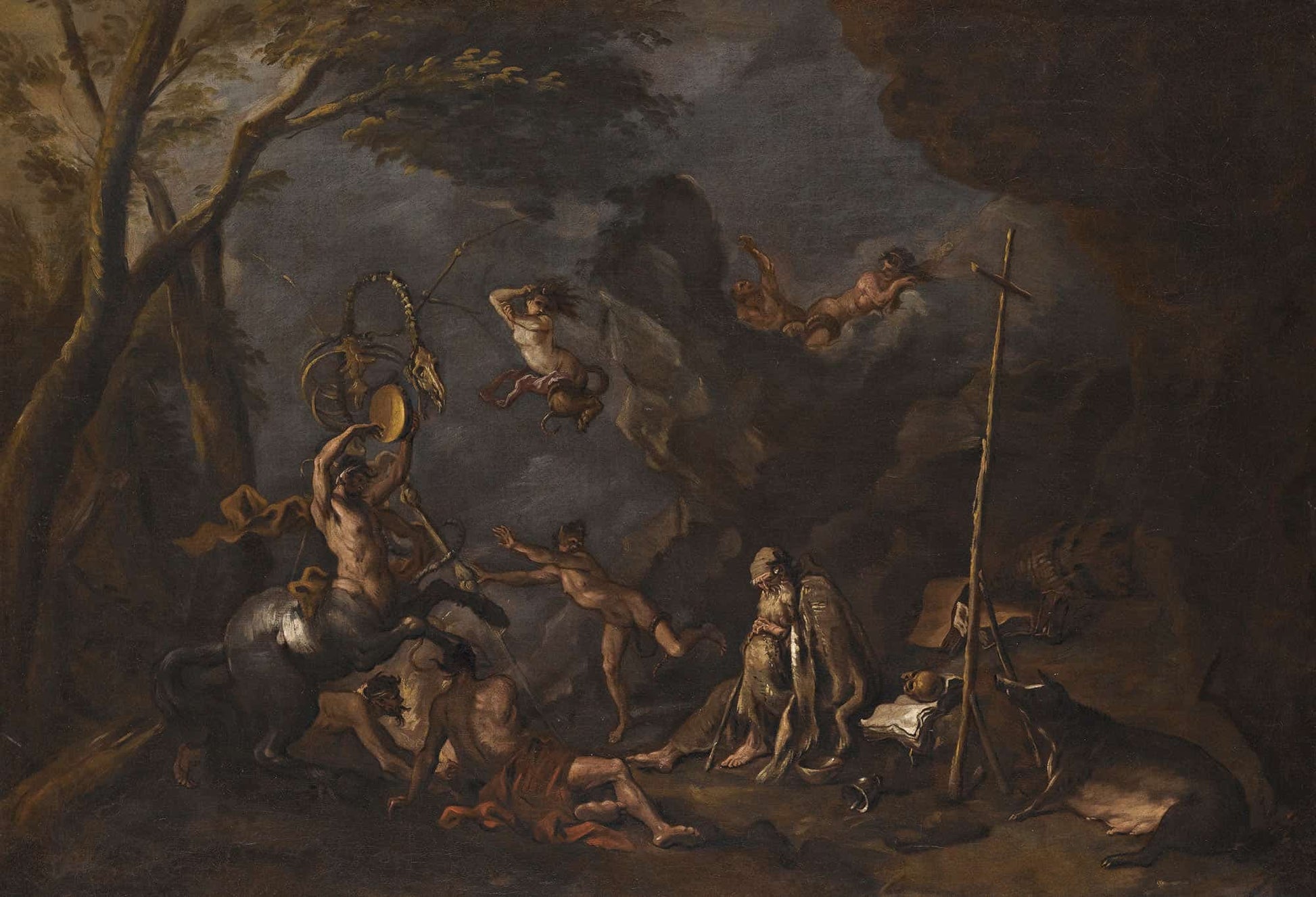 The Temptation Of Saint Anthony by Sebastiano Ricci