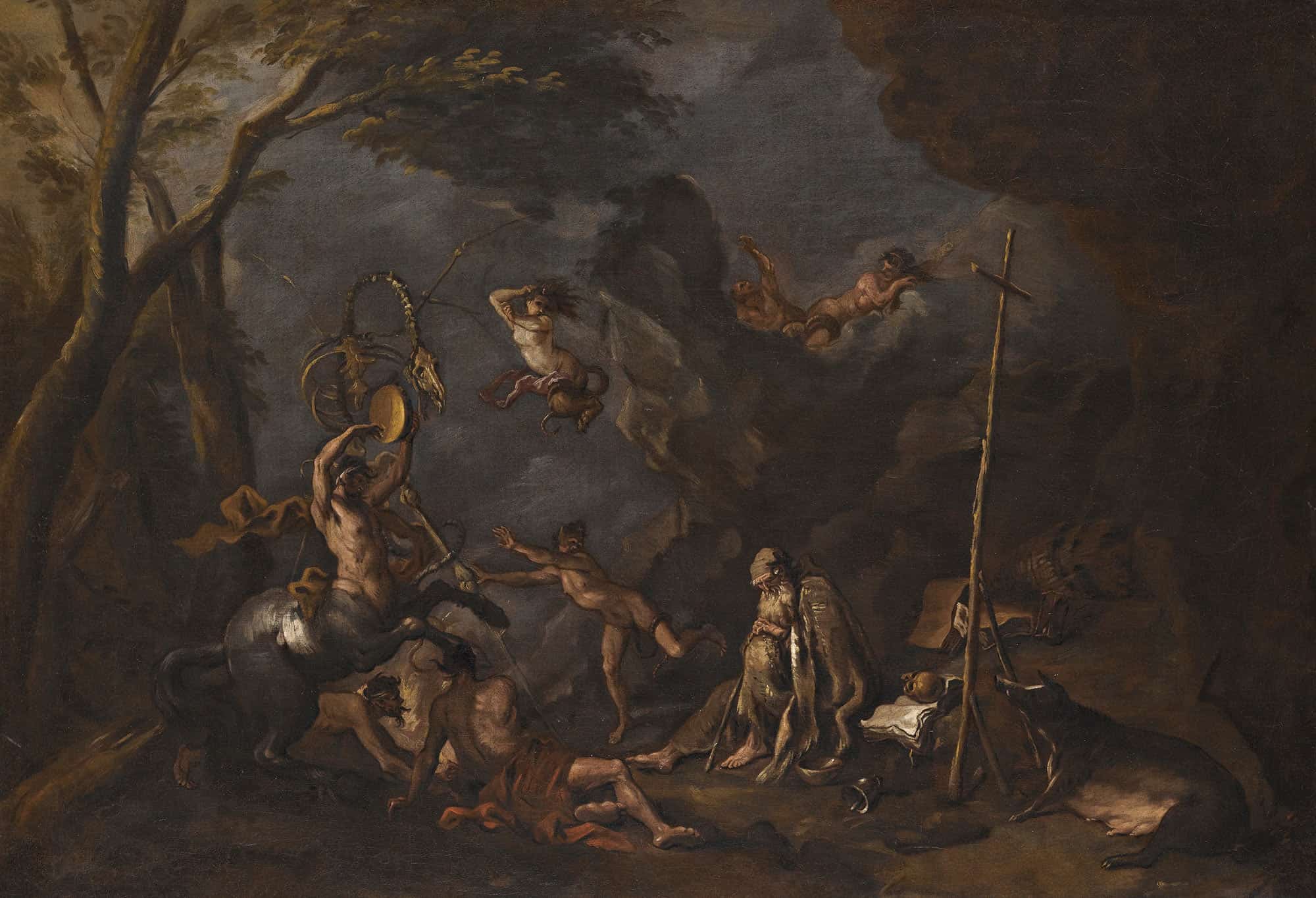 The Temptation Of Saint Anthony by Sebastiano Ricci