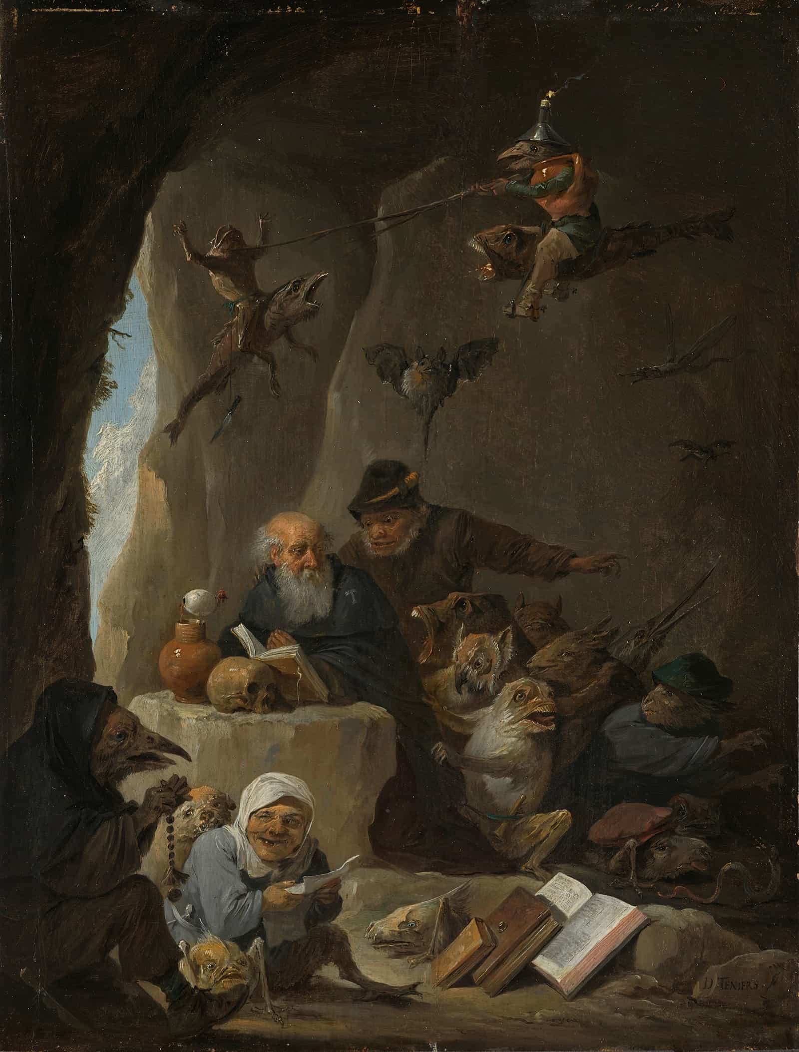 The Temptation Of St Anthony by David Teniers The Younger