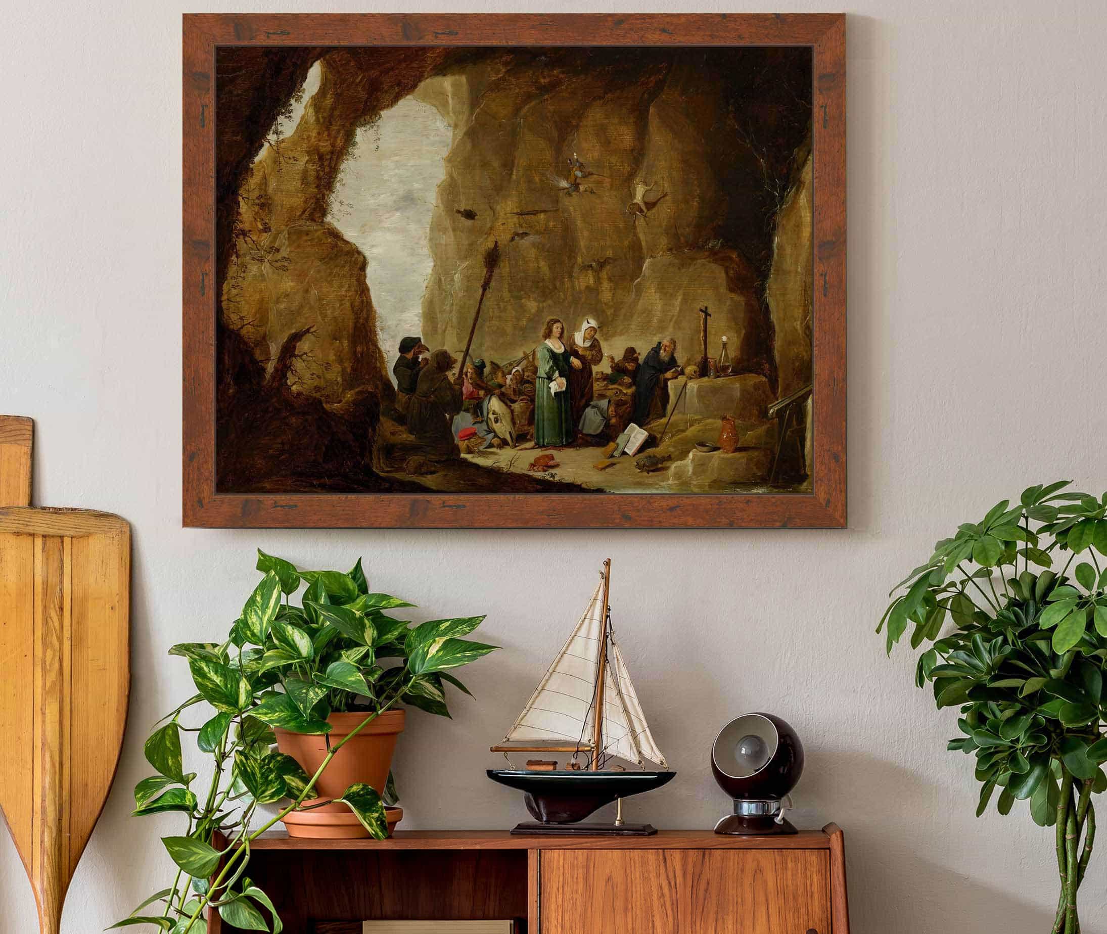 The Temptation Of St Anthony Th Century by David Teniers The Younger